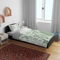 Green Hawaiian Quilt Pattern Bedding Set Mixed Polynesian Tribal Arty LT9 - Polynesian Pride