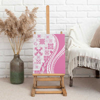 Pink Hawaiian Quilt Pattern Canvas Wall Art Mixed Polynesian Tribal Arty LT9 - Polynesian Pride