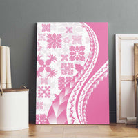 Pink Hawaiian Quilt Pattern Canvas Wall Art Mixed Polynesian Tribal Arty LT9 - Polynesian Pride