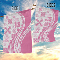 Pink Hawaiian Quilt Pattern Garden Flag Mixed Polynesian Tribal Arty LT9 - Polynesian Pride