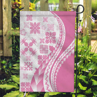 Pink Hawaiian Quilt Pattern Garden Flag Mixed Polynesian Tribal Arty LT9 Garden Flag Pink - Polynesian Pride