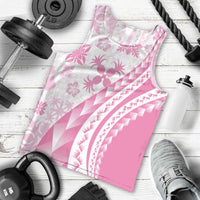 Pink Hawaiian Quilt Pattern Men Tank Top Mixed Polynesian Tribal Arty LT9 - Polynesian Pride