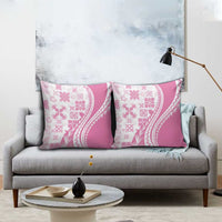 Pink Hawaiian Quilt Pattern Pillow Cover Mixed Polynesian Tribal Arty LT9 - Polynesian Pride