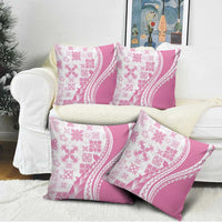 Pink Hawaiian Quilt Pattern Pillow Cover Mixed Polynesian Tribal Arty LT9 - Polynesian Pride