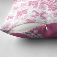 Pink Hawaiian Quilt Pattern Pillow Cover Mixed Polynesian Tribal Arty LT9 - Polynesian Pride