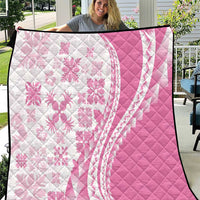 Pink Hawaiian Quilt Pattern Quilt Mixed Polynesian Tribal Arty LT9 Pink - Polynesian Pride