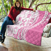Pink Hawaiian Quilt Pattern Quilt Mixed Polynesian Tribal Arty LT9 - Polynesian Pride