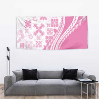 Pink Hawaiian Quilt Pattern Tapestry Mixed Polynesian Tribal Arty LT9 - Polynesian Pride