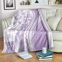 Purple Hawaiian Quilt Pattern Blanket Mixed Polynesian Tribal Arty LT9 Purple - Polynesian Pride