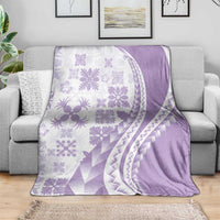 Purple Hawaiian Quilt Pattern Blanket Mixed Polynesian Tribal Arty LT9 - Polynesian Pride