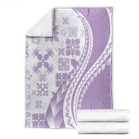 Purple Hawaiian Quilt Pattern Blanket Mixed Polynesian Tribal Arty LT9 - Polynesian Pride