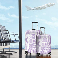 Purple Hawaiian Quilt Pattern Luggage Cover Mixed Polynesian Tribal Arty LT9 - Polynesian Pride