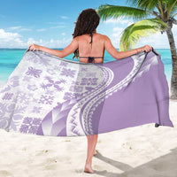 Purple Hawaiian Quilt Pattern Sarong Mixed Polynesian Tribal Arty LT9 - Polynesian Pride