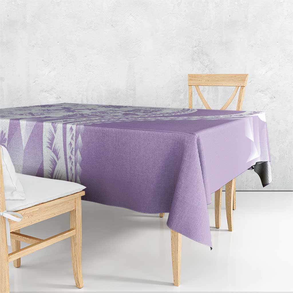 Purple Hawaiian Quilt Pattern Tablecloth Mixed Polynesian Tribal Arty LT9 - Polynesian Pride