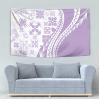 Purple Hawaiian Quilt Pattern Tapestry Mixed Polynesian Tribal Arty LT9 - Polynesian Pride
