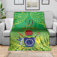 Cook Islands Constitution Day Blanket Kuki Airani Since 1965 LT9 - Polynesian Pride