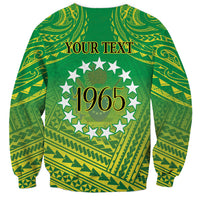 Cook Islands Constitution Day Sweatshirt Kuki Airani Since 1965 LT9 - Polynesian Pride