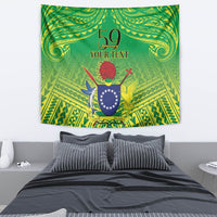 Cook Islands Constitution Day Tapestry Kuki Airani Since 1965 LT9 - Polynesian Pride