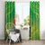 Cook Islands Constitution Day Window Curtain Kuki Airani Since 1965