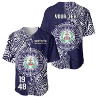 Personalised Tonga Sia'atoutai Theological College Baseball Jersey Since 1948 Special Kupesi Pattern LT9 - Polynesian Pride