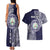 Personalised Tonga Sia'atoutai Theological College Couples Matching Tank Maxi Dress and Hawaiian Shirt Since 1948 Special Kupesi Pattern