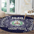 Personalised Tonga Sia'atoutai Theological College Round Carpet Since 1948 Special Kupesi Pattern