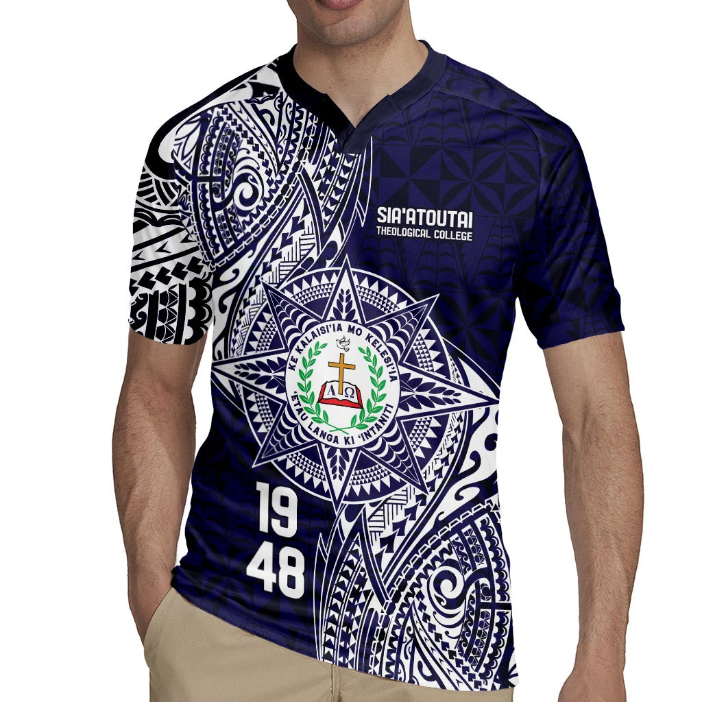 Personalised Tonga Sia'atoutai Theological College Rugby Jersey Since 1948 Special Kupesi Pattern LT9 - Polynesian Pride