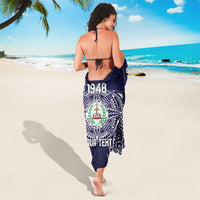 Personalised Tonga Sia'atoutai Theological College Sarong Since 1948 Special Kupesi Pattern LT9 - Polynesian Pride