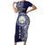 Personalised Tonga Sia'atoutai Theological College Short Sleeve Bodycon Dress Since 1948 Special Kupesi Pattern