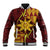 Personalised Tonga Haapai High School Baseball Jacket Special Kupesi Pattern