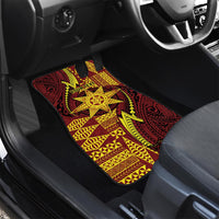 Personalised Tonga Haapai High School Car Mats Special Kupesi Pattern LT9 - Polynesian Pride