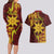 Personalised Tonga Haapai High School Couples Matching Long Sleeve Bodycon Dress and Hawaiian Shirt Special Kupesi Pattern