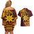 Personalised Tonga Haapai High School Couples Matching Off Shoulder Short Dress and Hawaiian Shirt Special Kupesi Pattern