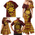 Personalised Tonga Haapai High School Family Matching Mermaid Dress and Hawaiian Shirt Special Kupesi Pattern