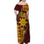 Personalised Tonga Haapai High School Family Matching Off Shoulder Maxi Dress and Hawaiian Shirt Special Kupesi Pattern