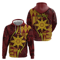 Personalised Tonga Haapai High School Hoodie Special Kupesi Pattern LT9 - Polynesian Pride