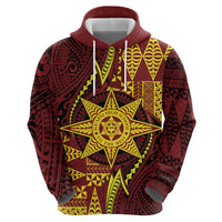 Personalised Tonga Haapai High School Hoodie Special Kupesi Pattern LT9 - Polynesian Pride