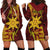 Personalised Tonga Haapai High School Hoodie Dress Special Kupesi Pattern