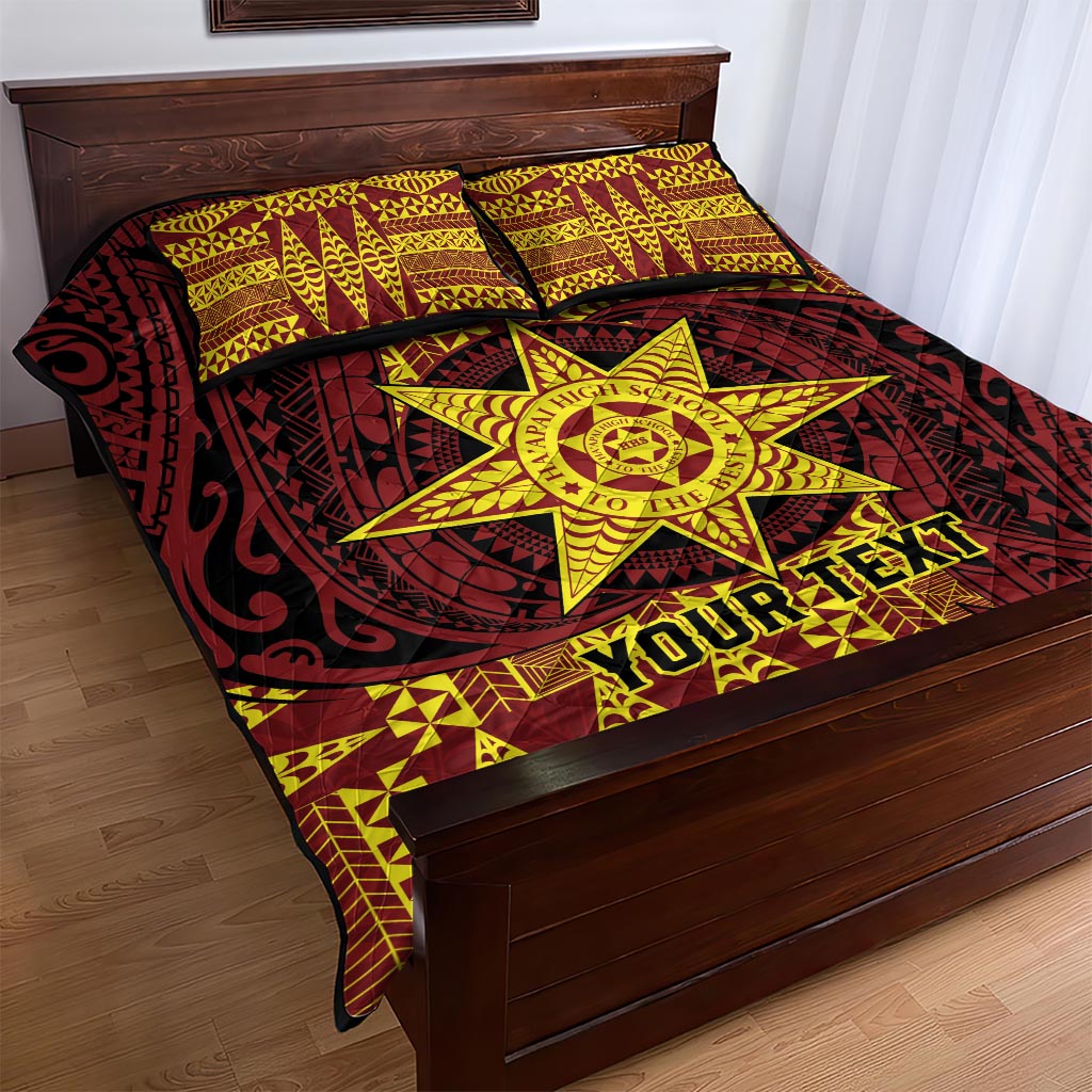 Personalised Tonga Haapai High School Quilt Bed Set Special Kupesi Pattern LT9 - Polynesian Pride