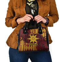 Personalised Tonga Haapai High School Shoulder Handbag Special Kupesi Pattern LT9 - Polynesian Pride