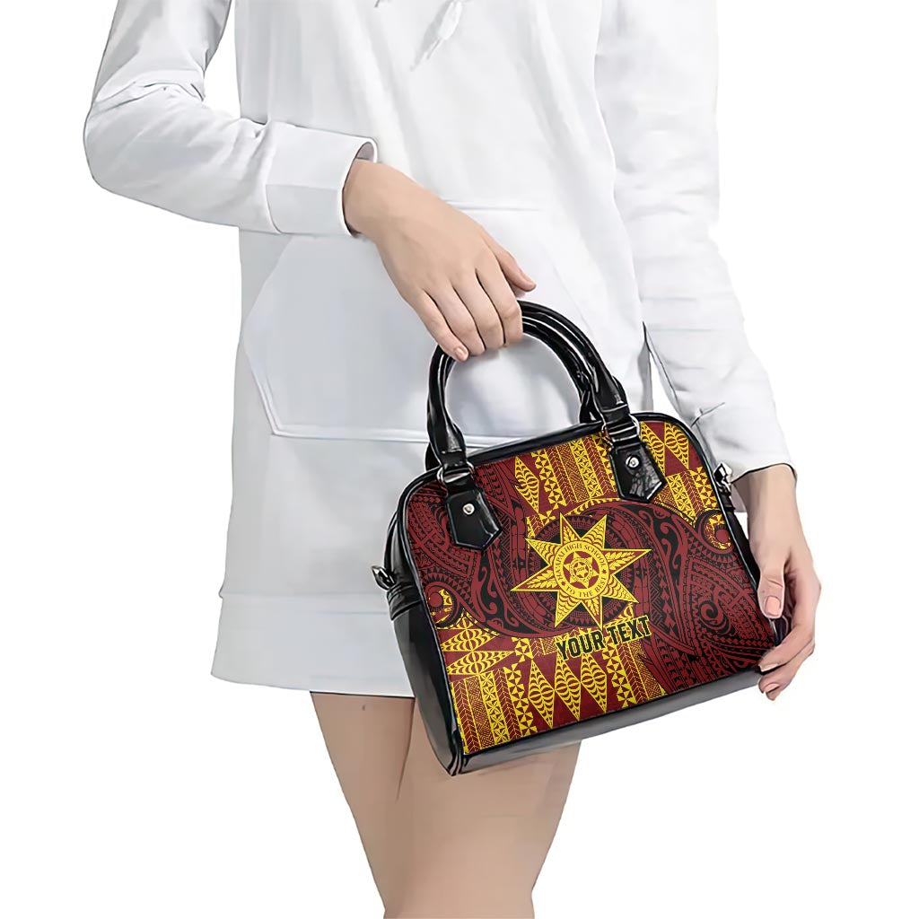 Personalised Tonga Haapai High School Shoulder Handbag Special Kupesi Pattern LT9 - Polynesian Pride