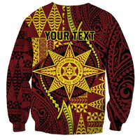 Personalised Tonga Haapai High School Sweatshirt Special Kupesi Pattern LT9 - Polynesian Pride