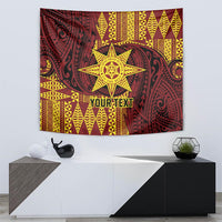 Personalised Tonga Haapai High School Tapestry Special Kupesi Pattern LT9 - Polynesian Pride