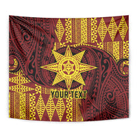 Personalised Tonga Haapai High School Tapestry Special Kupesi Pattern LT9 - Polynesian Pride