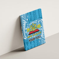 Personalised Tonga Lavengamalie College Canvas Wall Art Since 1980 Special Kupesi Pattern LT9 - Polynesian Pride