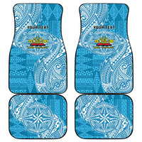 Personalised Tonga Lavengamalie College Car Mats Since 1980 Special Kupesi Pattern LT9 - Polynesian Pride