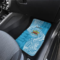 Personalised Tonga Lavengamalie College Car Mats Since 1980 Special Kupesi Pattern LT9 - Polynesian Pride