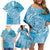 Personalised Tonga Lavengamalie College Family Matching Off Shoulder Short Dress and Hawaiian Shirt Since 1980 Special Kupesi Pattern