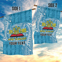 Personalised Tonga Lavengamalie College Garden Flag Since 1980 Special Kupesi Pattern LT9 - Polynesian Pride
