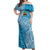 Personalised Tonga Lavengamalie College Off Shoulder Maxi Dress Since 1980 Special Kupesi Pattern